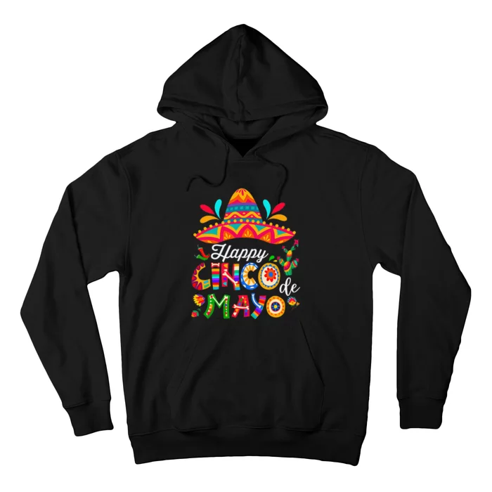 Happy 5 De Mayo Cinco de Mayo Viva Mexico 5 De Mayo Hoodie