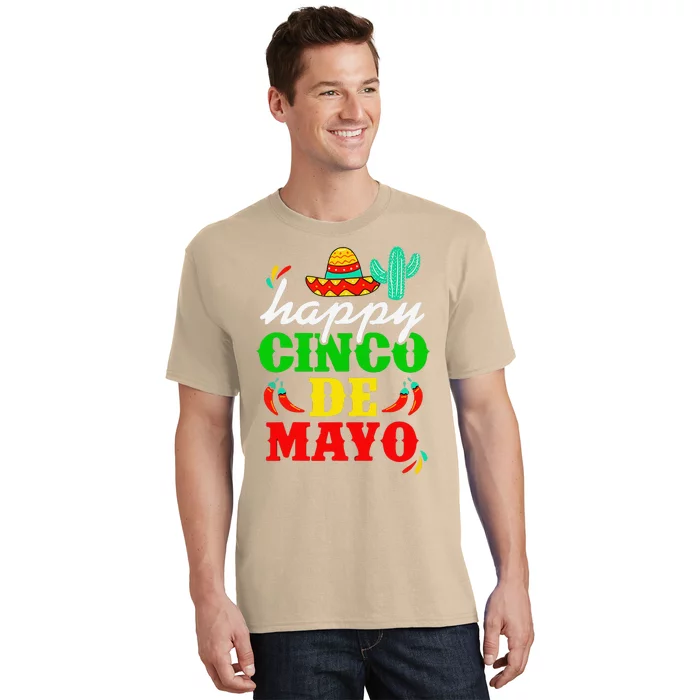 Happy 5 De Mayo Cinco De Mayo Viva Mexico 5 De Mayo T-Shirt