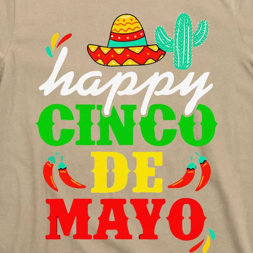 Happy 5 De Mayo Cinco De Mayo Viva Mexico 5 De Mayo T-Shirt