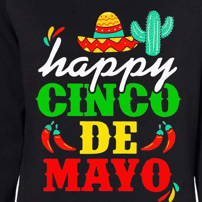 Happy 5 De Mayo Cinco de Mayo Viva Mexico Womens California Wash Sweatshirt