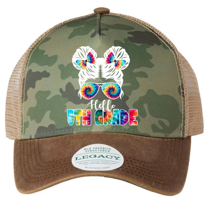 Hello 5th Grade Colorful Legacy Tie Dye Trucker Hat