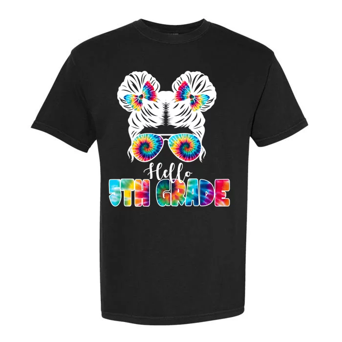 Hello 5th Grade Colorful Garment-Dyed Heavyweight T-Shirt