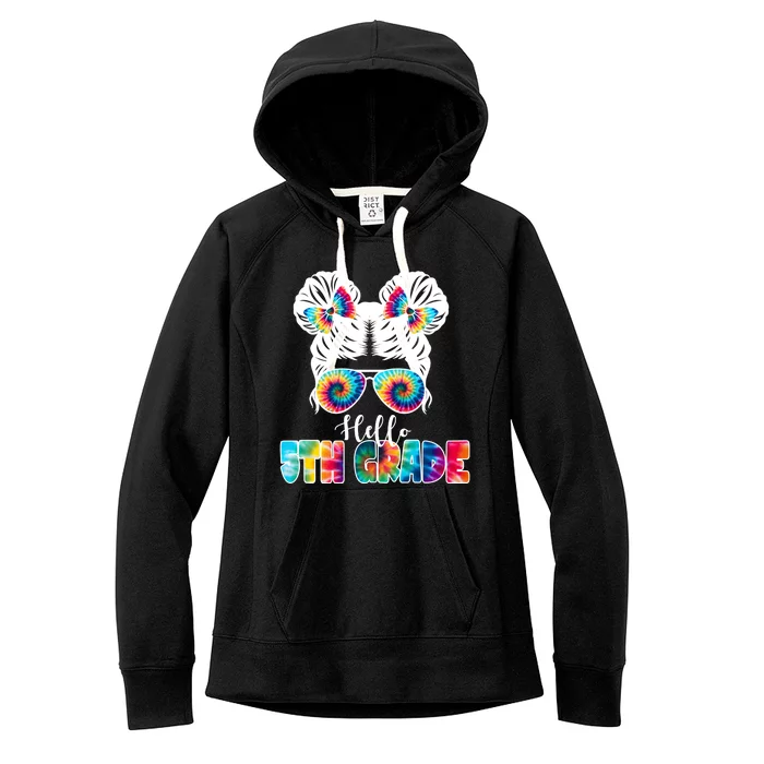 Hello 5th Grade Colorful Women's Fleece Hoodie