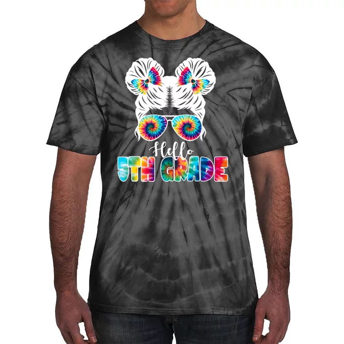 Hello 5th Grade Colorful Tie-Dye T-Shirt