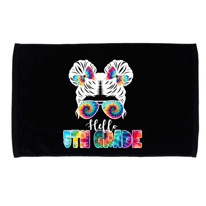 Hello 5th Grade Colorful Microfiber Hand Towel