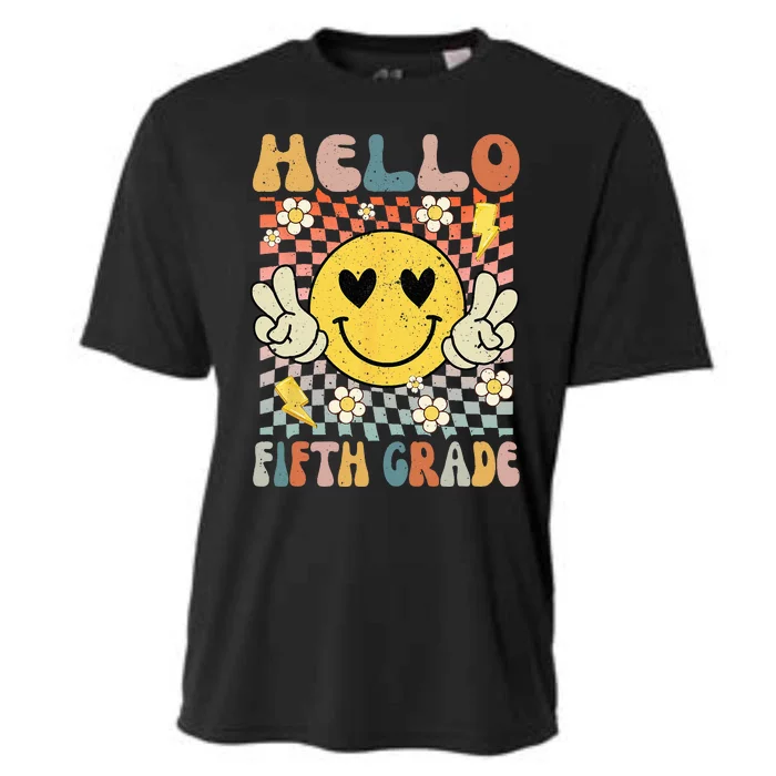 Hello 5th Grade Back To School Fifth Grade Teacher Student Cooling Performance Crew T-Shirt