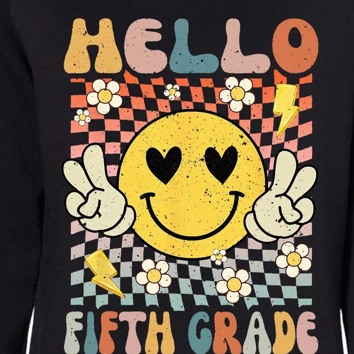 Hello 5th Grade Back To School Fifth Grade Teacher Student Womens California Wash Sweatshirt