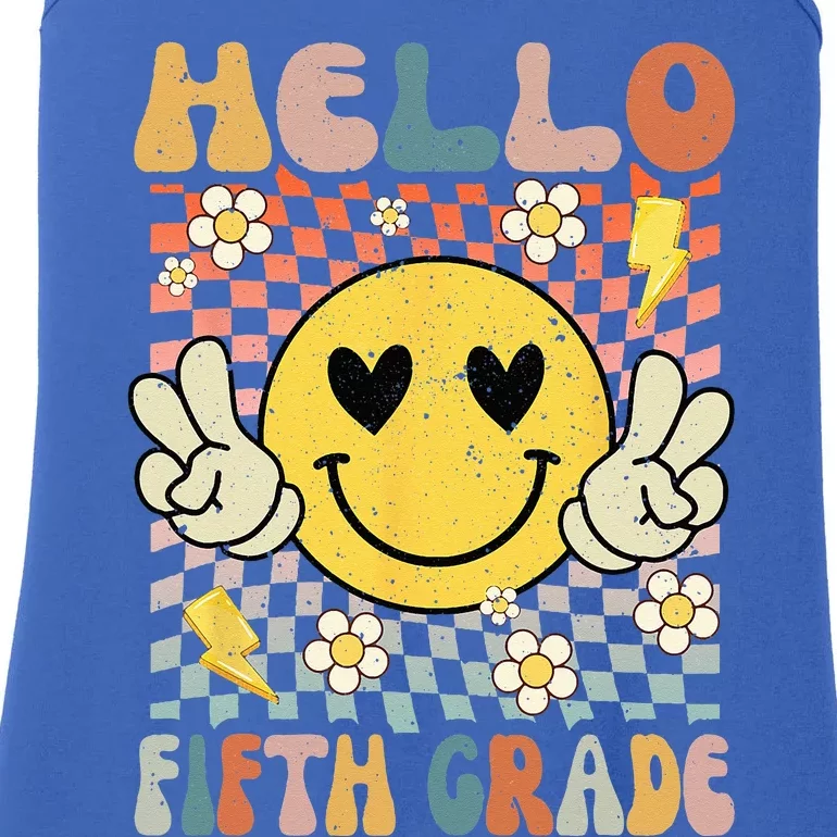 Hello 5th Grade Back To School Fifth Grade Teacher Student Ladies Essential Tank