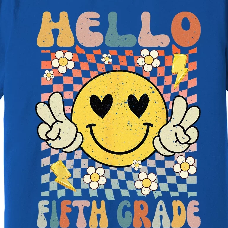 Hello 5th Grade Back To School Fifth Grade Teacher Student Premium T-Shirt