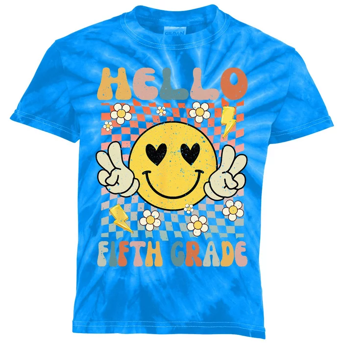 Hello 5th Grade Back To School Fifth Grade Teacher Student Kids Tie-Dye T-Shirt