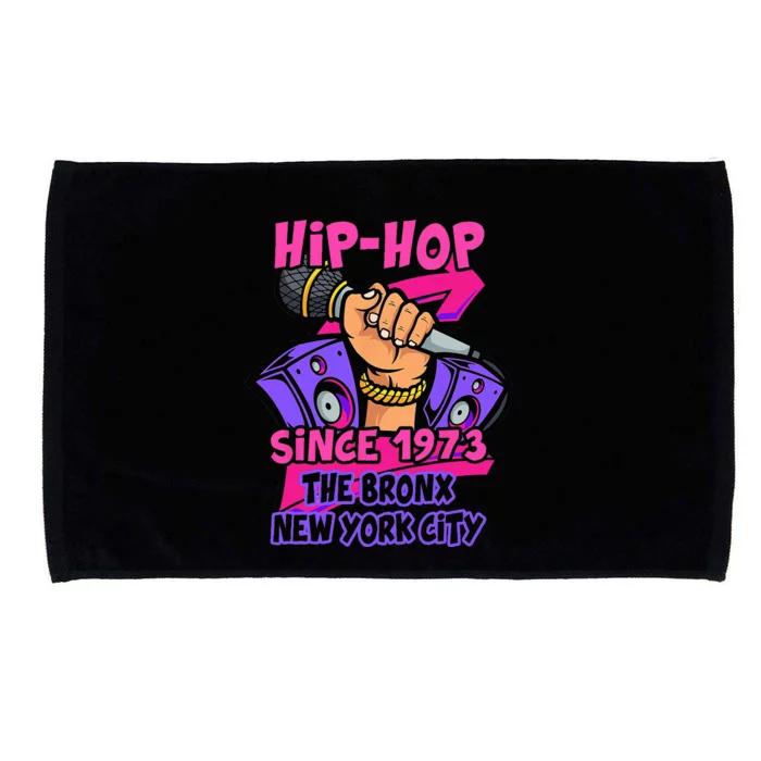 HIPHOP 50 YEARS OLD SINCE 1973 THE BRONX NEW YORK CITY Microfiber Hand Towel