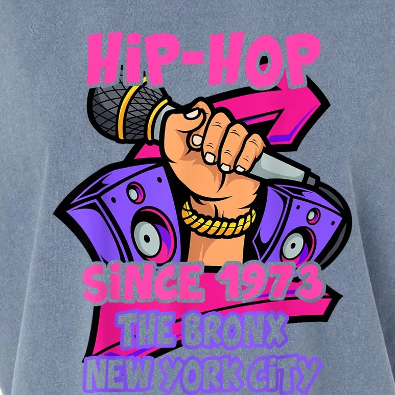 HIPHOP 50 YEARS OLD SINCE 1973 THE BRONX NEW YORK CITY Garment-Dyed Women's Muscle Tee