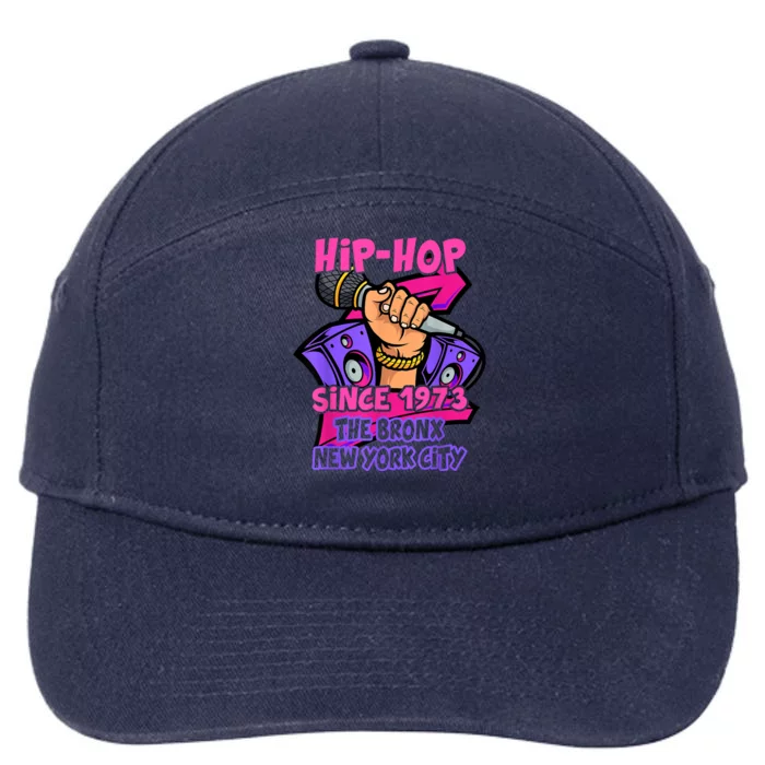 HIPHOP 50 YEARS OLD SINCE 1973 THE BRONX NEW YORK CITY 7-Panel Snapback Hat