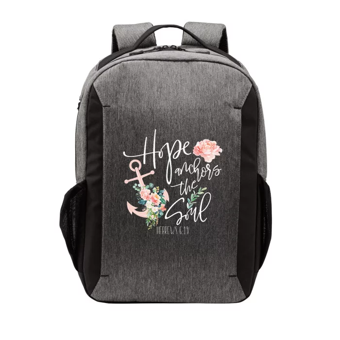 Hebrews 619 Anchor Bible Verse Faith Quote Gift Christian Vector Backpack