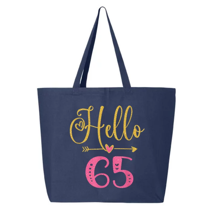 Hello 65 Years Old Wo's 65th Birthday 25L Jumbo Tote