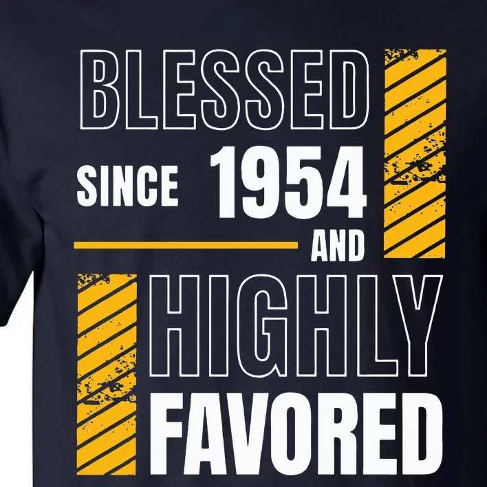 Happy 70th Birthday Blessed Football Fan Tall T-Shirt