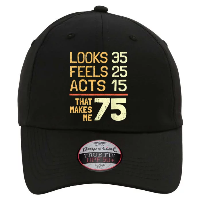 Hilarious 75th Birthday Idea I 75 Years The Original Performance Cap