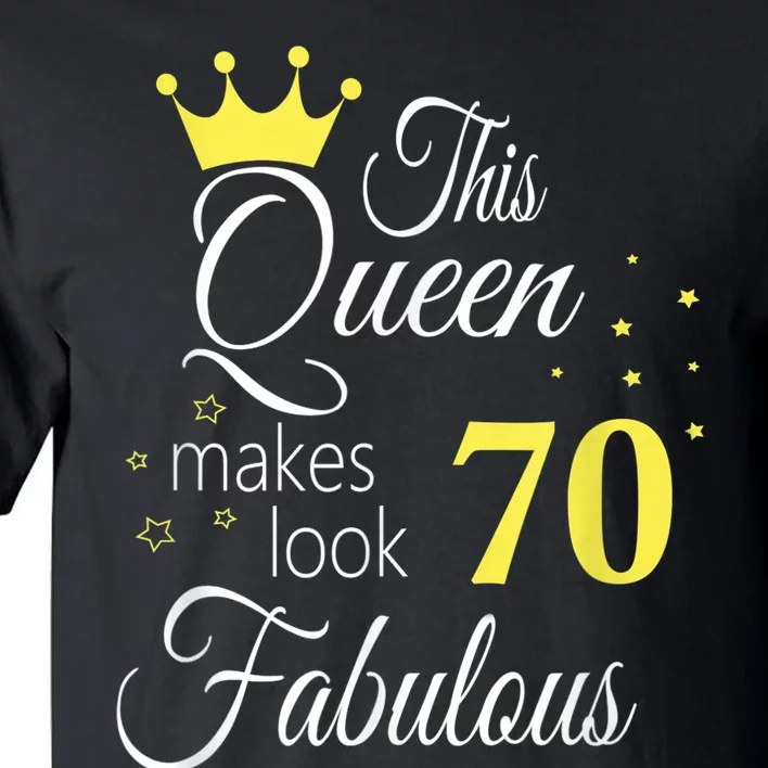 Happy 70th Birthday 70 Years old - best Ager good Age Queen Tall T-Shirt