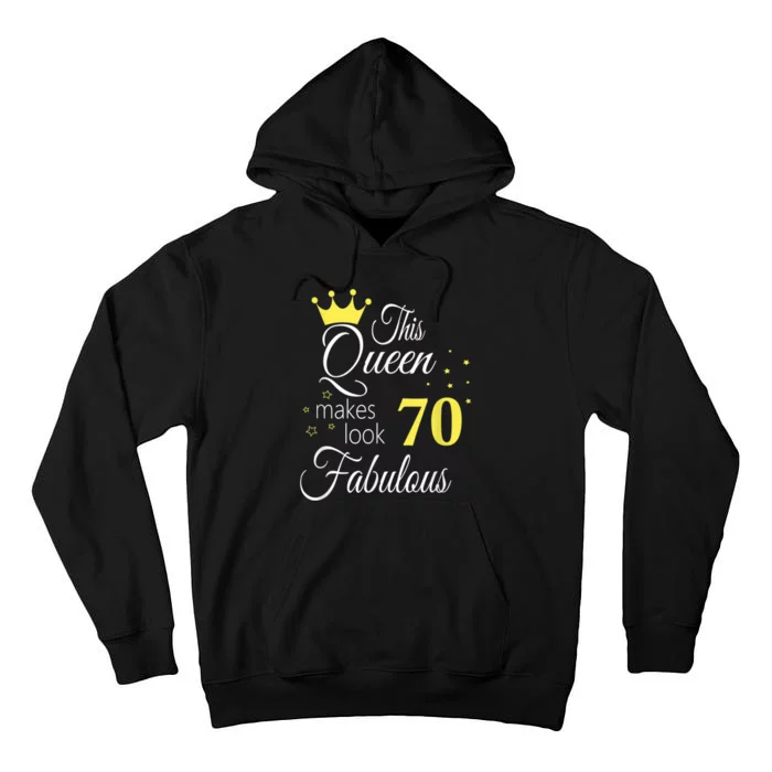 Happy 70th Birthday 70 Years old - best Ager good Age Queen Tall Hoodie