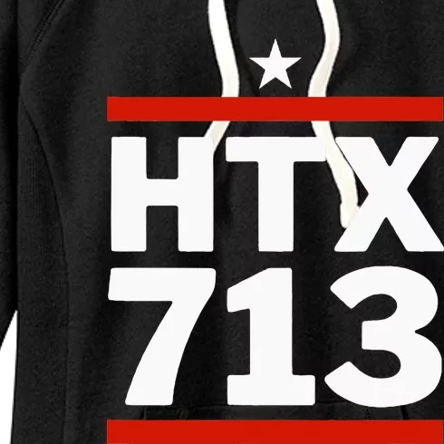 Htx 713 Houston Texas Htown Women's Fleece Hoodie