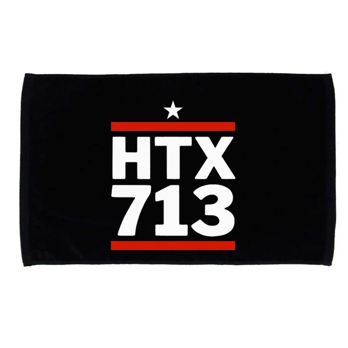 Htx 713 Houston Texas Htown Microfiber Hand Towel