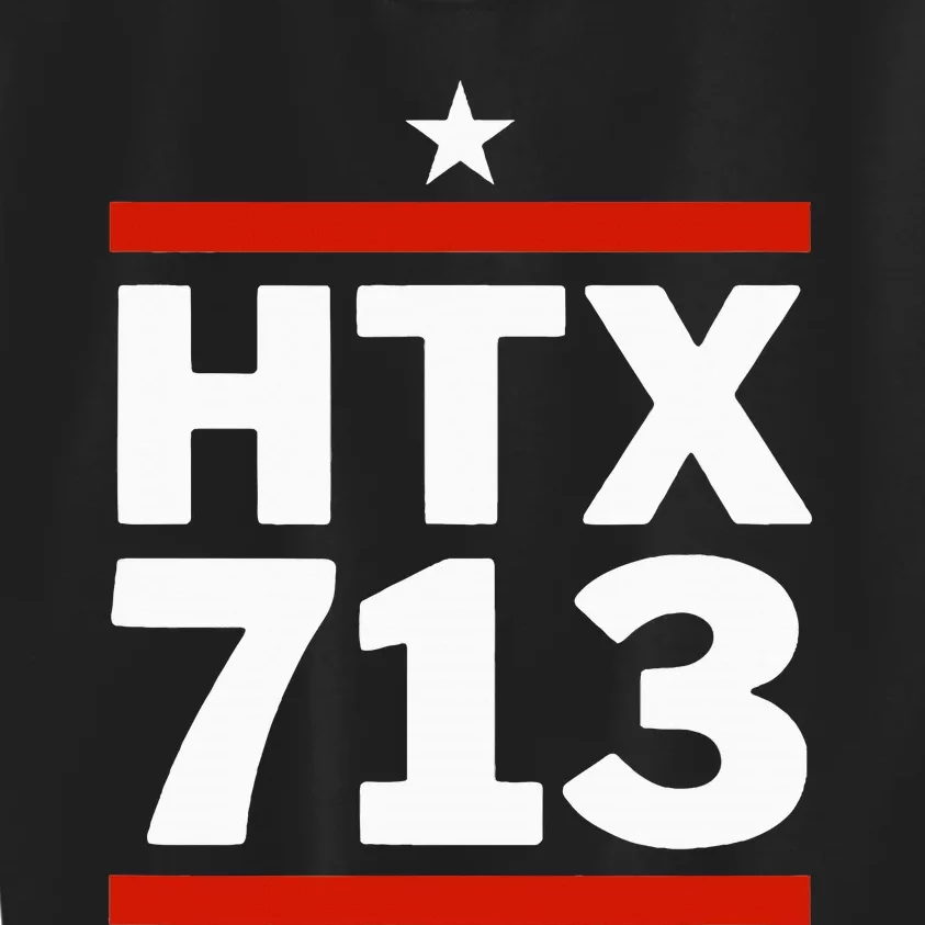 Htx 713 Houston Texas Htown Kids Sweatshirt