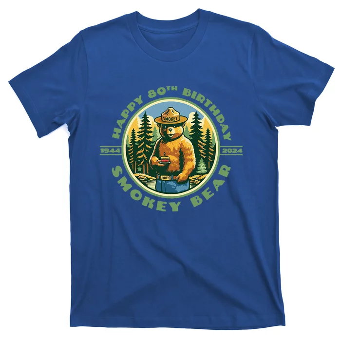 Happy 80th Birthday Bear 19442024 T-Shirt