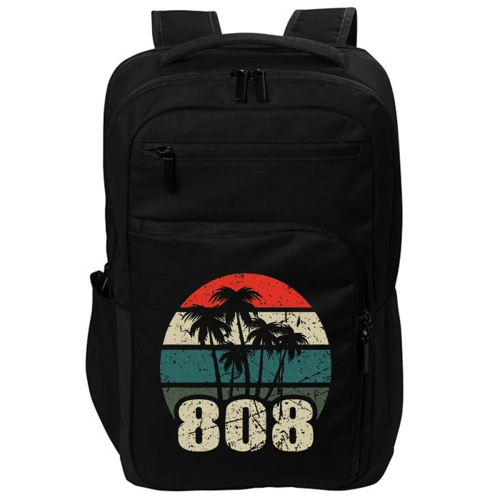 Hawaii 808 Oahu Waikiki Maui Kona Kauai Hawaiian Area Code Impact Tech Backpack