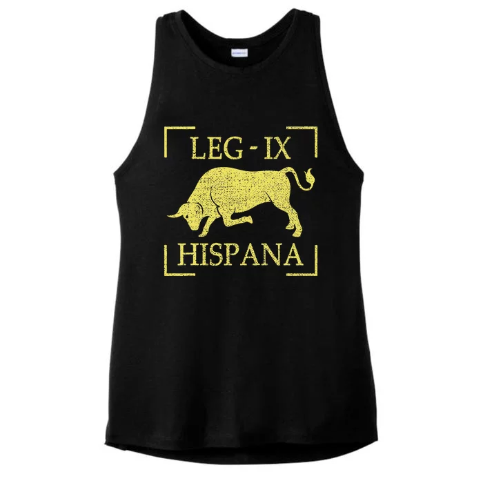 Hispana 9th Roman Empire Pedites Ladies Tri-Blend Wicking Tank