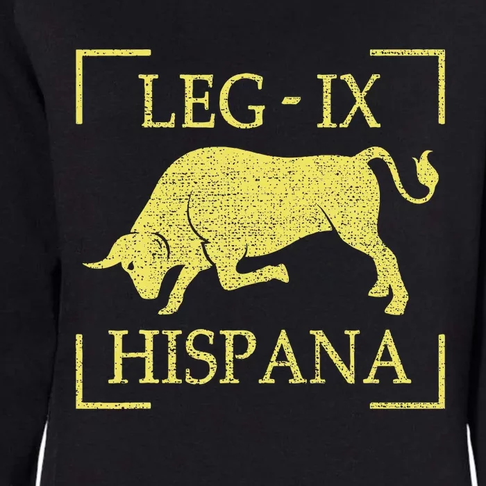 Hispana 9th Roman Empire Pedites Womens California Wash Sweatshirt