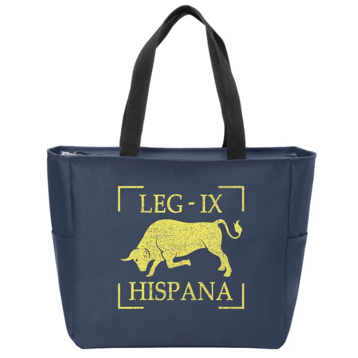 Hispana 9th Roman Empire Pedites Zip Tote Bag