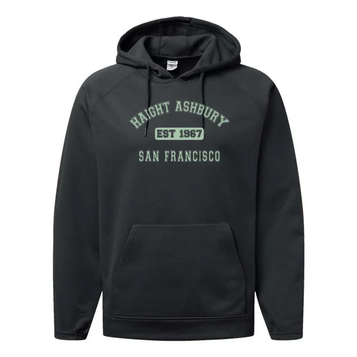 Haight Ashbury 1967 San Francisco Performance Fleece Hoodie