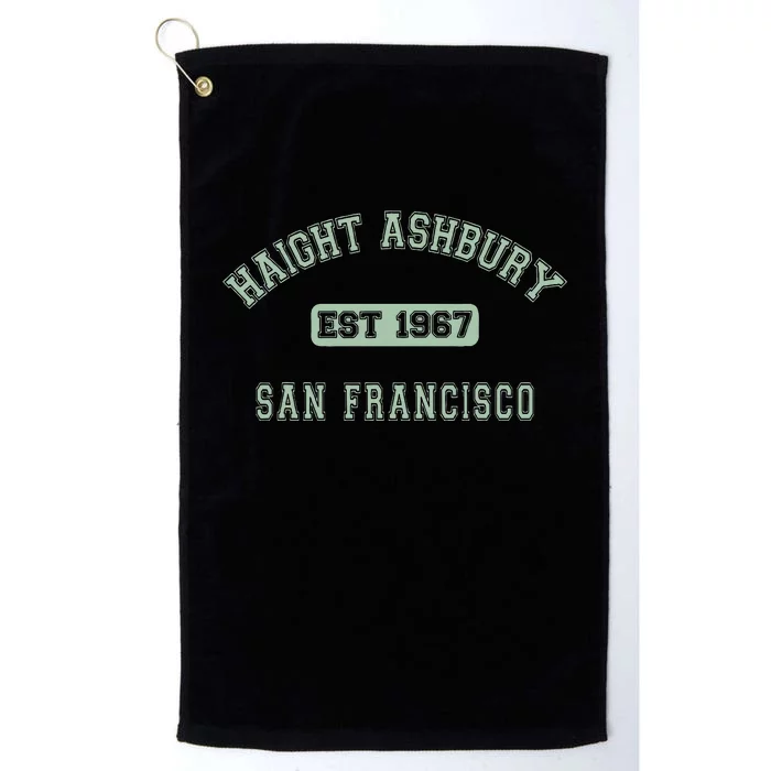 Haight Ashbury 1967 San Francisco Platinum Collection Golf Towel