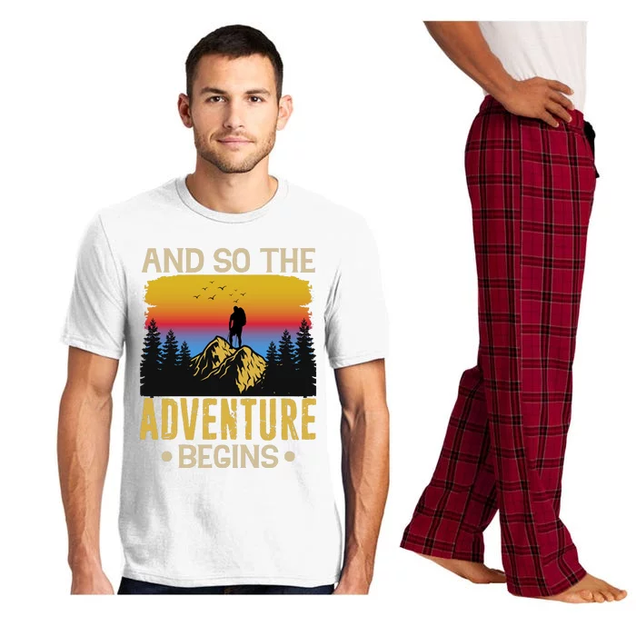 Hiking Adventures And So The Adventure Begins Pajama Set