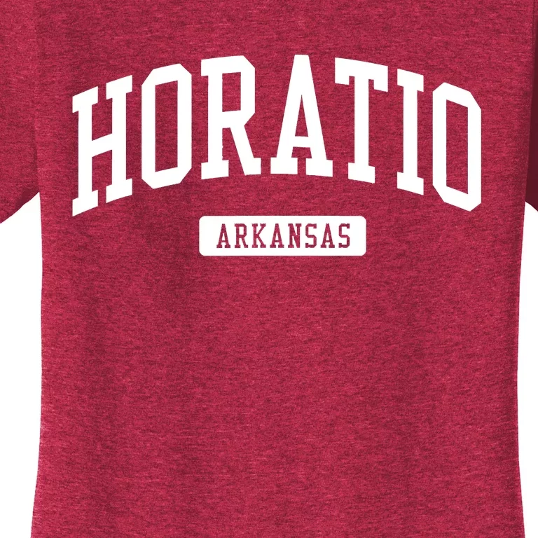 Horatio Arkansas AR Vintage Athletic Sports Design Women's T-Shirt