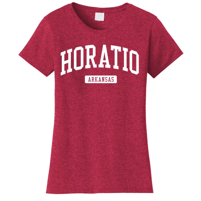 Horatio Arkansas AR Vintage Athletic Sports Design Women's T-Shirt