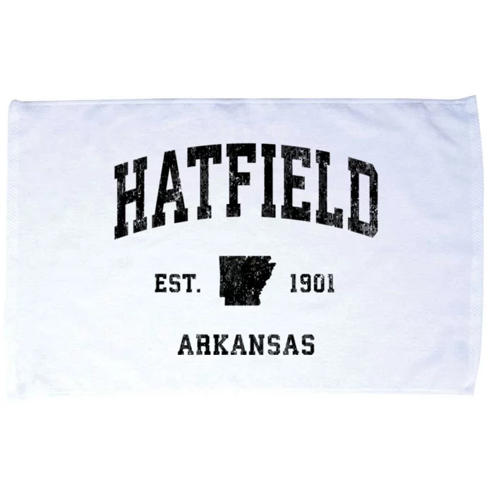 Hatfield Arkansas Ar Vintage Athletic Sports Microfiber Hand Towel