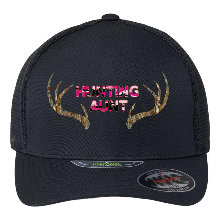 Hunting Aunt Auntie Flexfit Unipanel Trucker Cap