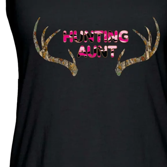 Hunting Aunt Auntie Ladies Essential Flowy Tank