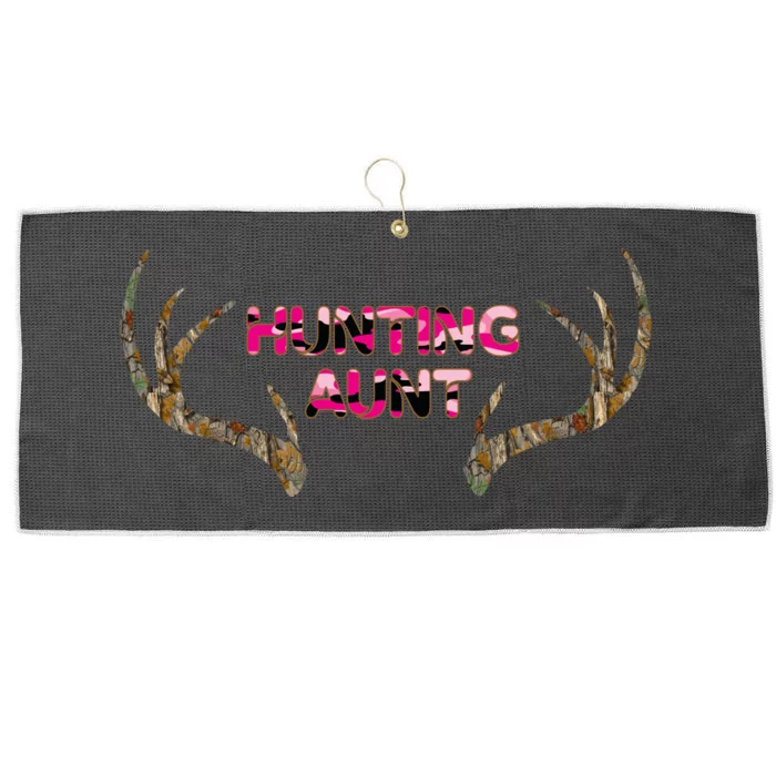 Hunting Aunt Auntie Large Microfiber Waffle Golf Towel