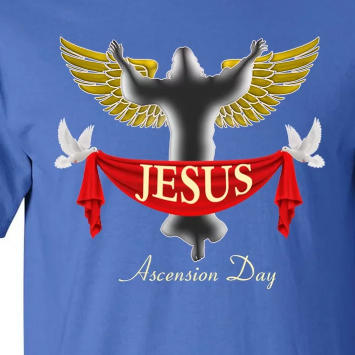 Happy Ascension And Easter Day Of Jesus Christ With Pigeon Gift Tall T-Shirt