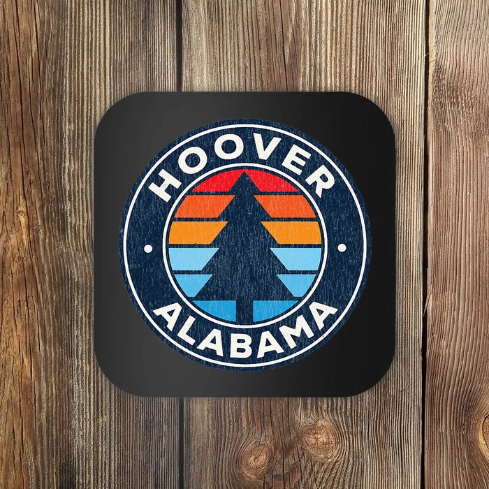 Hoover Alabama Al Vintage Graphic Retro 70s Coaster