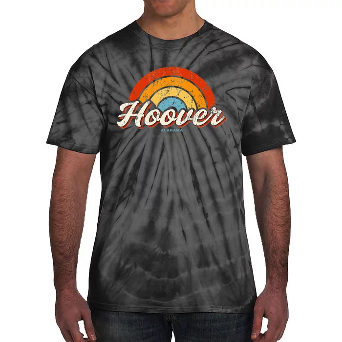 Hoover Alabama Al Vintage Rainbow Retro 70s Tie-Dye T-Shirt