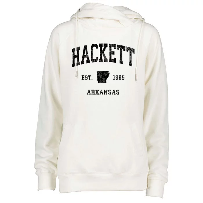 Hackett Arkansas Ar Vintage Athletic Womens Funnel Neck Pullover Hood