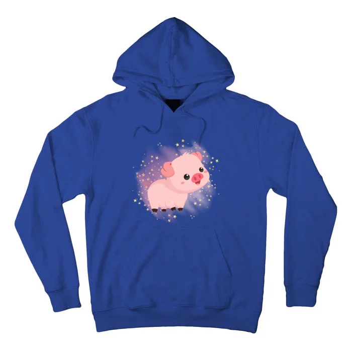 Happy And Adorable Piggy And Cute Gift Tall Hoodie