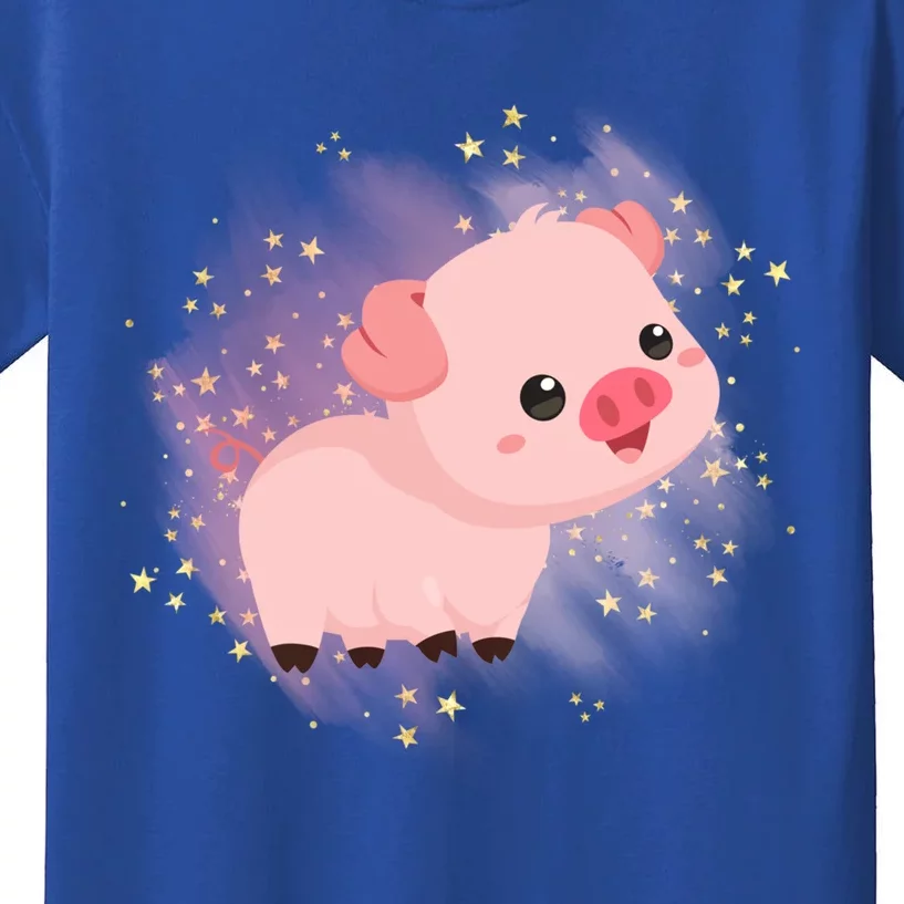 Happy And Adorable Piggy And Cute Gift Kids T-Shirt