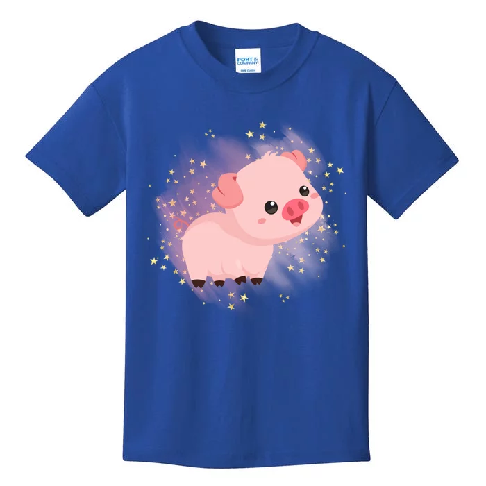 Happy And Adorable Piggy And Cute Gift Kids T-Shirt