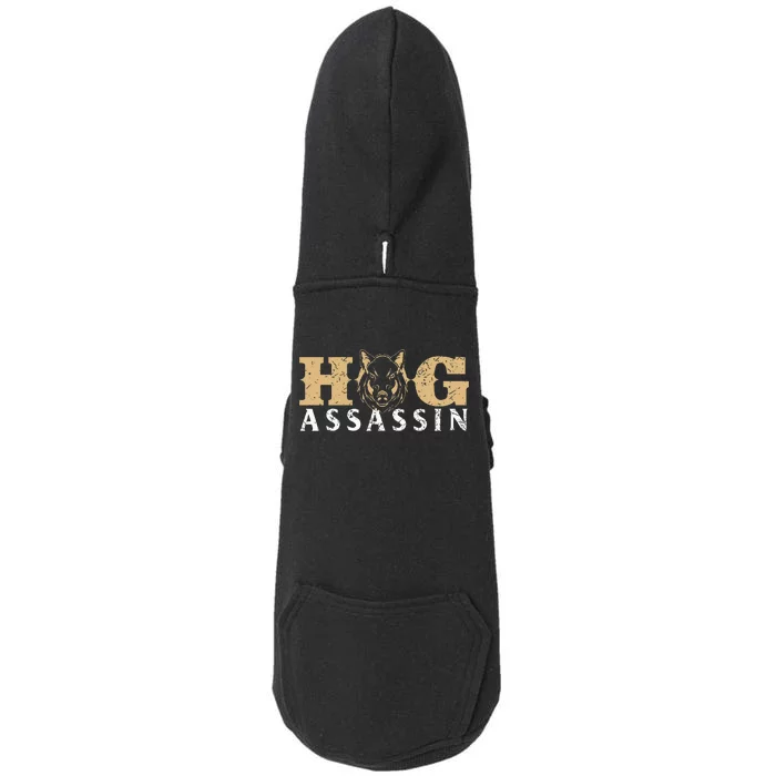 Hog Assassin Boar Hunting Wild Hog Hunter Doggie 3-End Fleece Hoodie