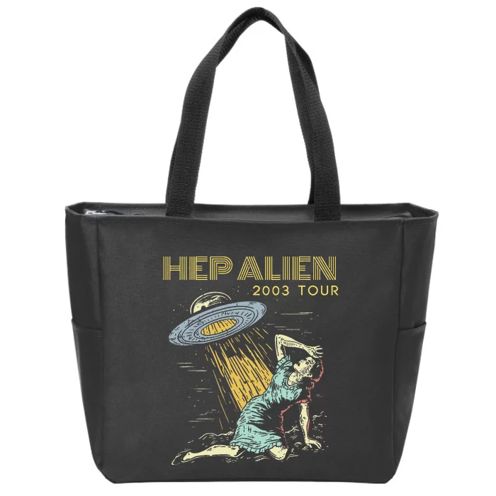 Hep Alien Band Pop Culture Zip Tote Bag