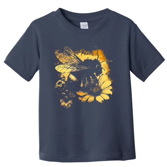 Honeybee And Bumble Bee For American Hive Beekeepers Toddler T-Shirt